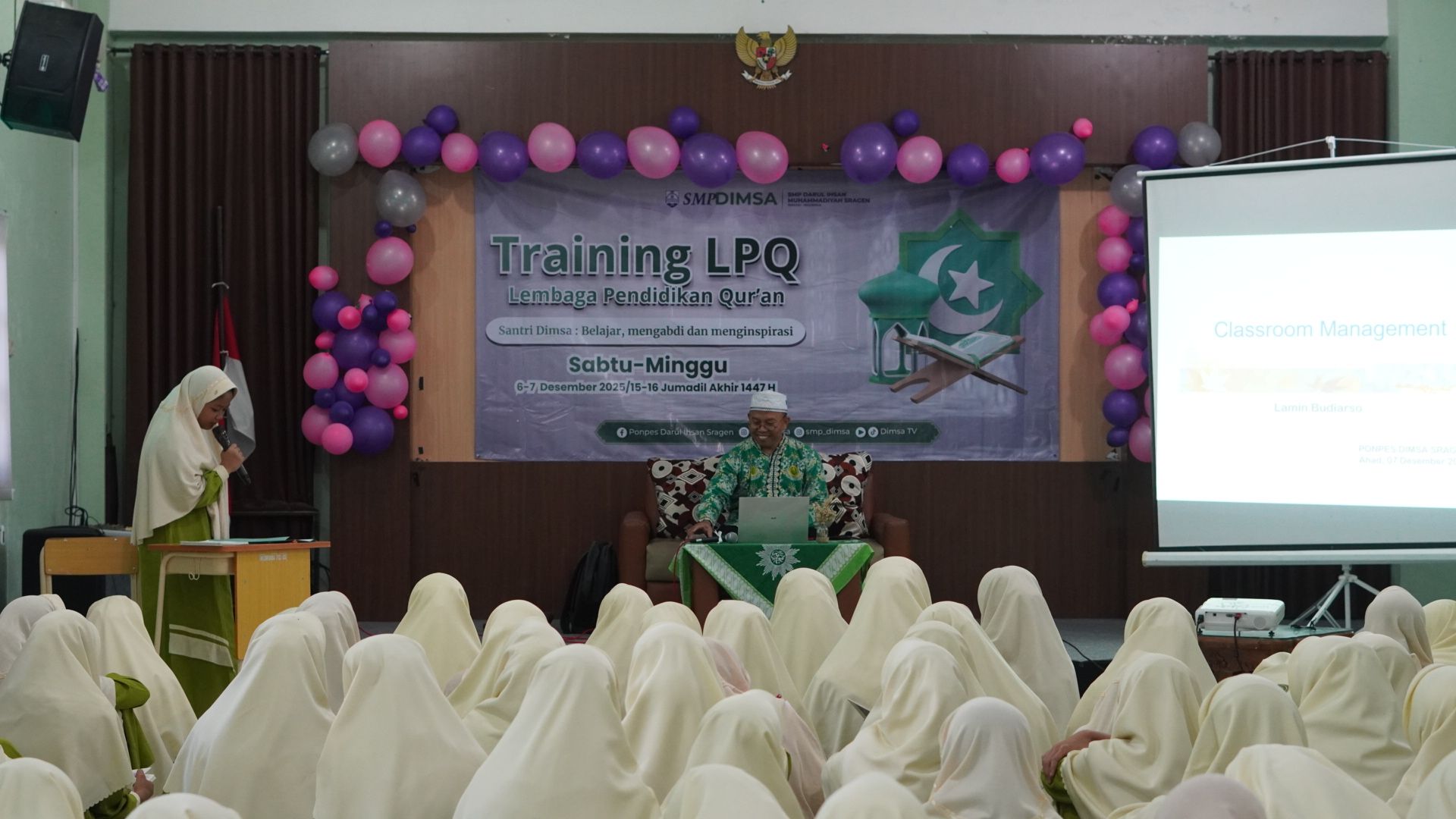 Santri SMP DIMSA Ikuti Training Pengelolaan LPQ untuk Tingkatkan Kompetensi Mengajar Al-Qur'an
